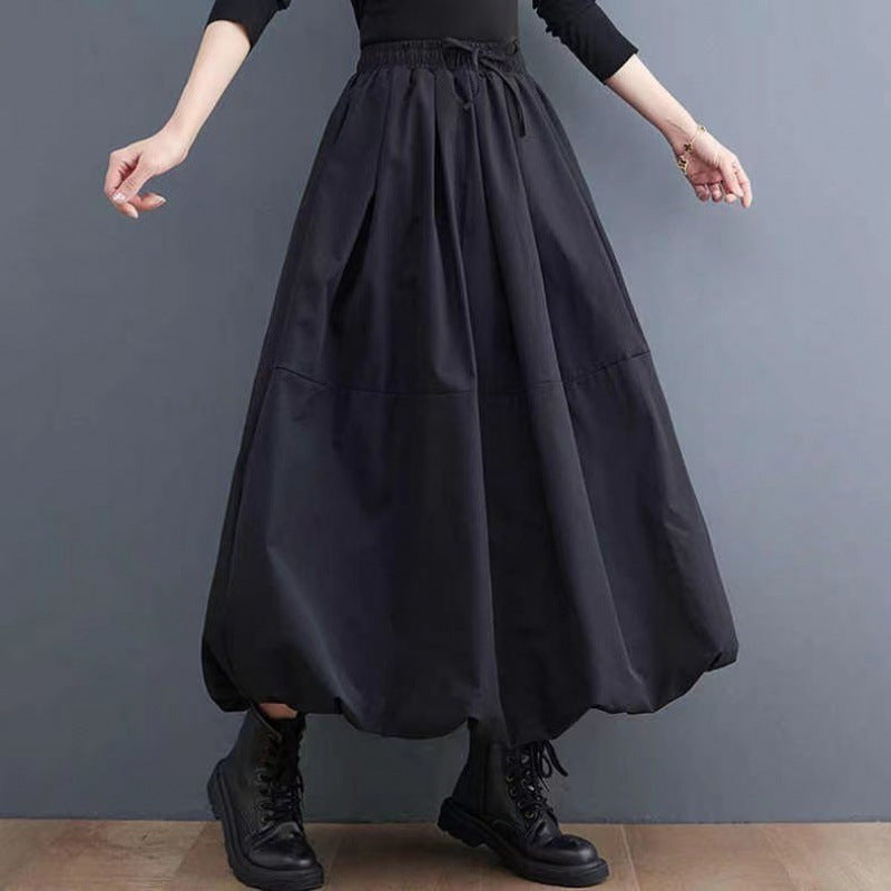 Balloon-shaped High-waist Women's Skirt