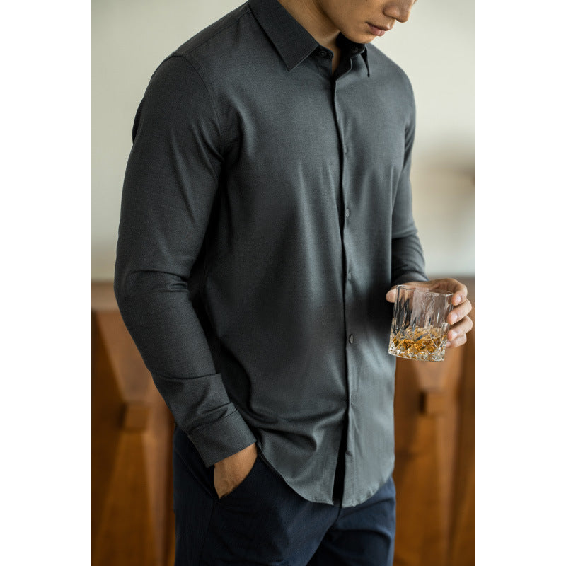 Tailored Men's Button-up Dress Shirt