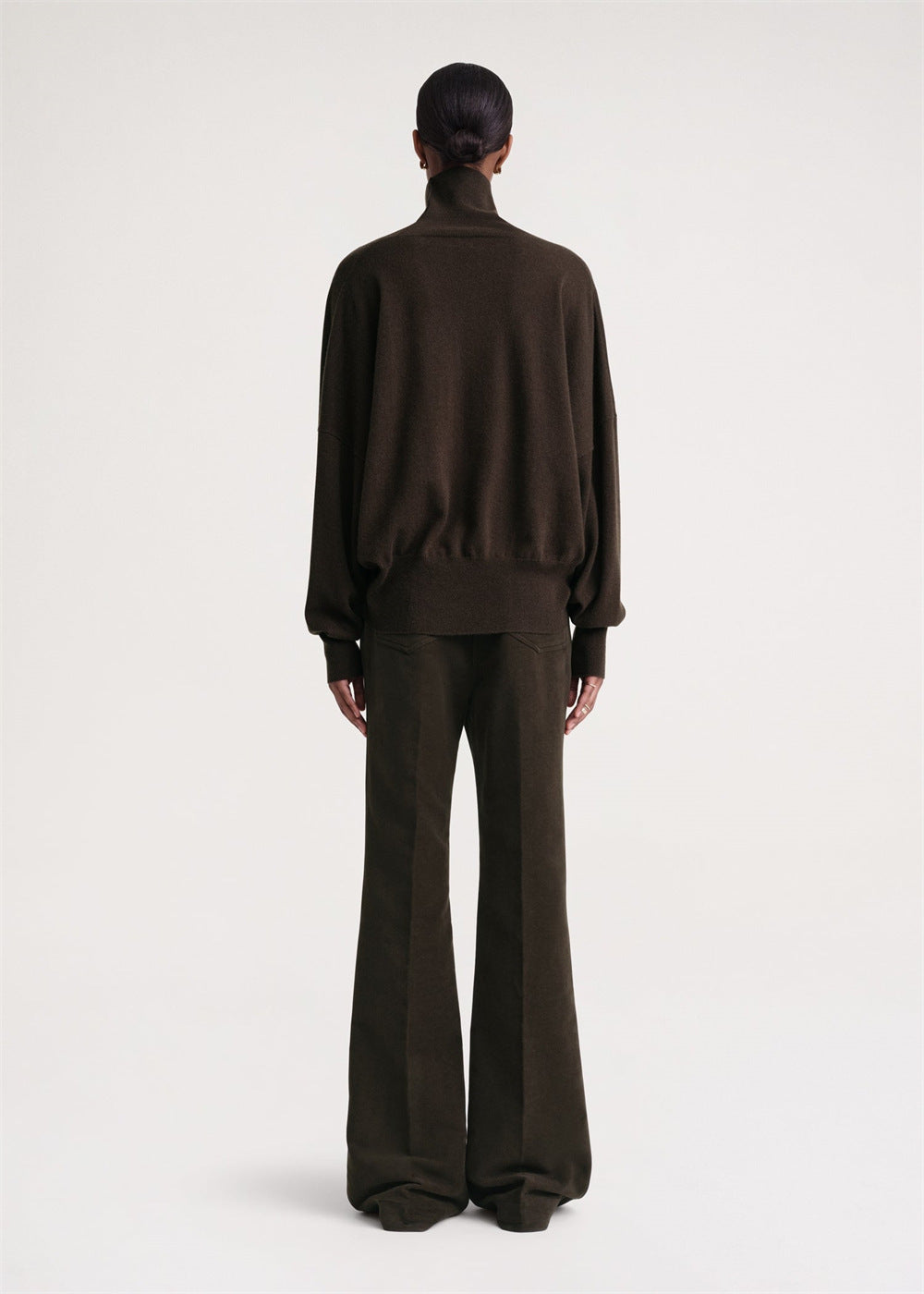 Minimalist Oversized Turtleneck Sweater